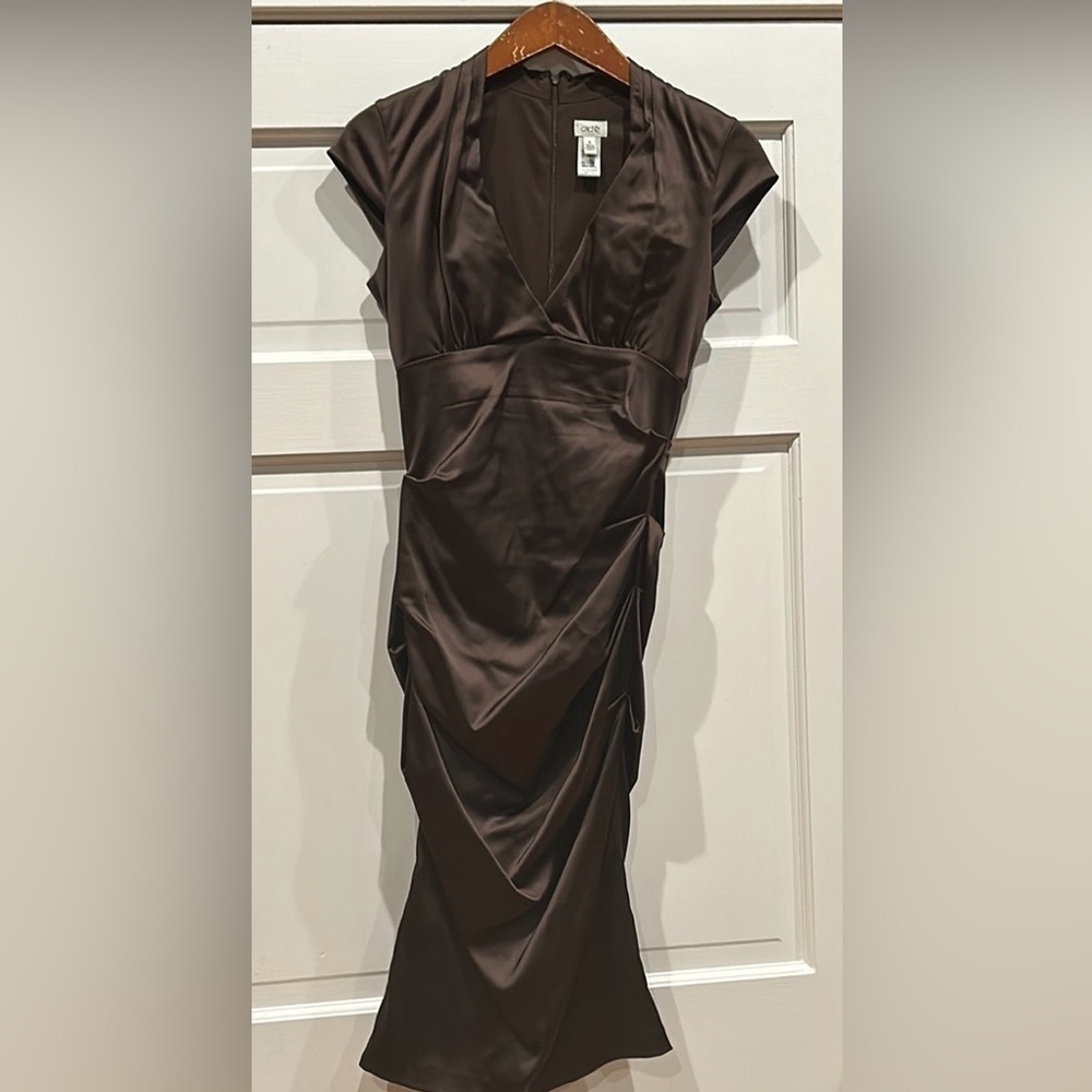 CACHE fitted midi dress